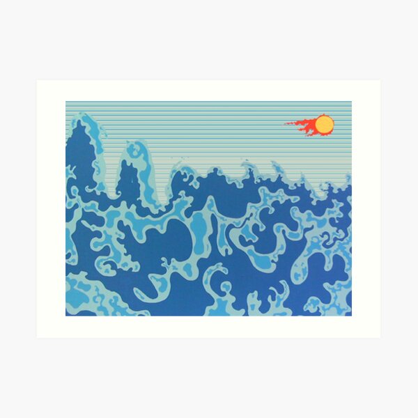 Illios & Thalassa (Sun & Sea) -by the Making Love Art Project Art Print