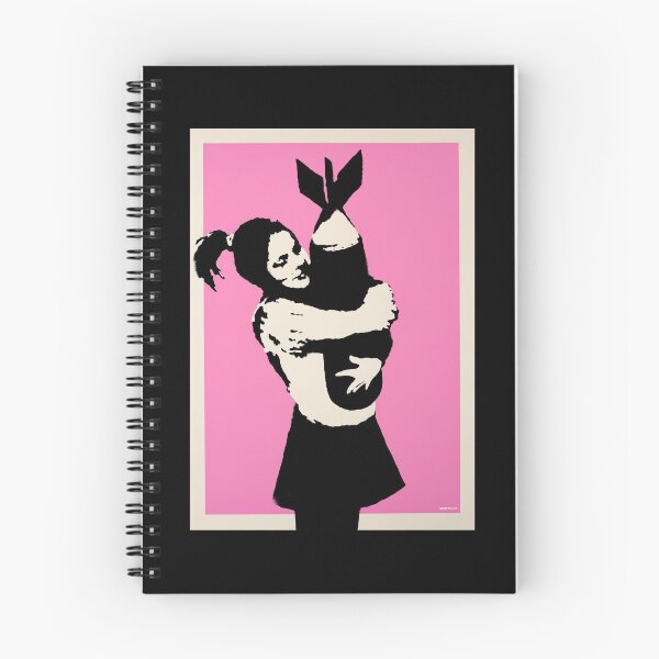 Item preview, BANKSY Bomb Hugger Pink designed and sold by WE-ARE-BANKSY.