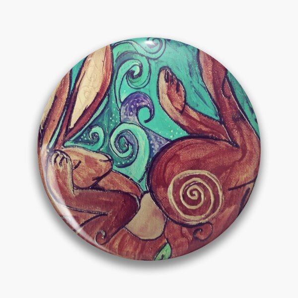 Item preview, Hibernating Hare designed and sold by HennaAndHatLady.