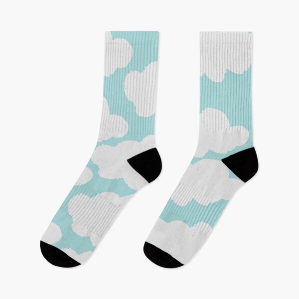 Item preview, Watercolor Abstract Blue and White Clouds Pattern designed and sold by mimosadesigns.