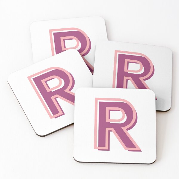 Item preview, pink and purple R letter designed and sold by charlyjovic.