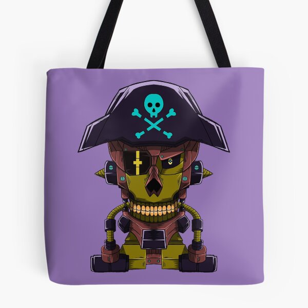 Item preview, Pirate Skull Robot designed and sold by papererwin.
