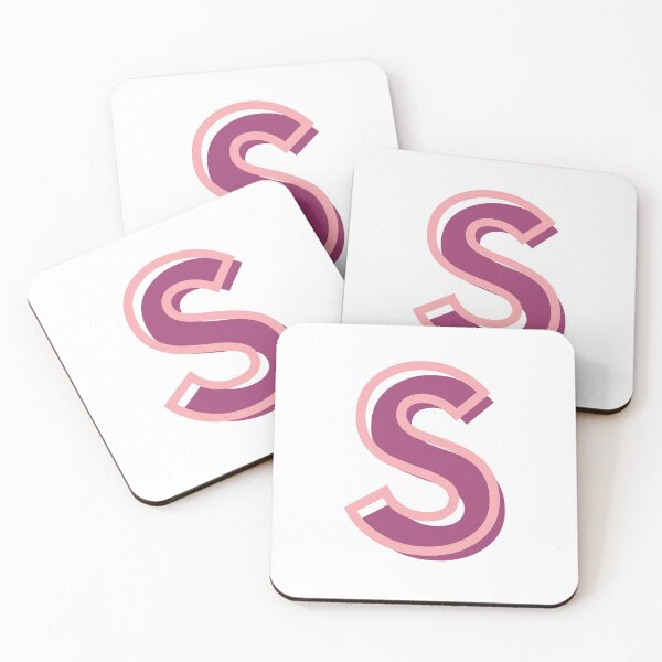 Item preview, pink and purple S letter designed and sold by charlyj___.