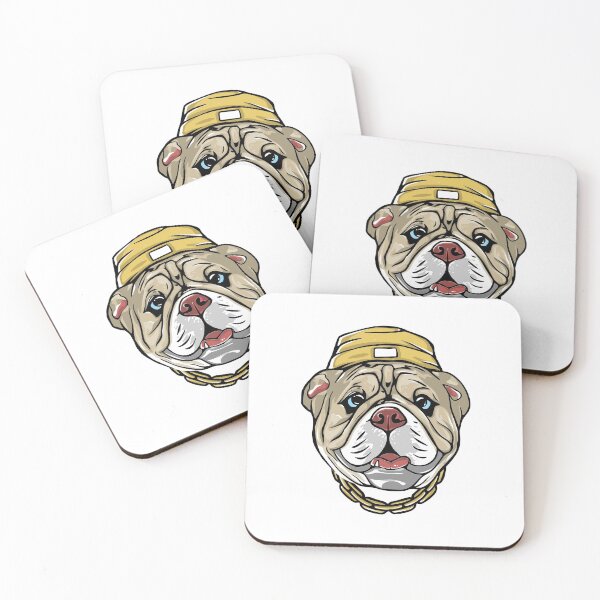 Item preview, Street Bulldog With Hat designed and sold by OnepixArt.
