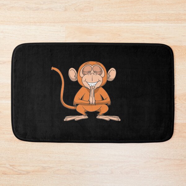 Item preview, Monkey in Yoga Pose Meditation Namaste designed and sold by Monkey Ful.