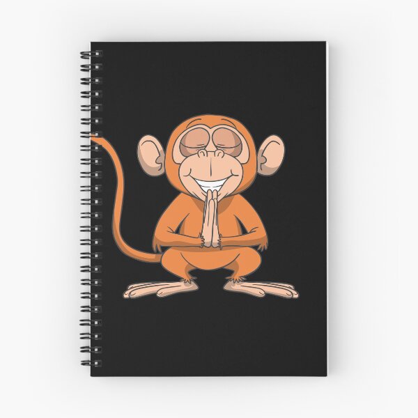 Item preview, Monkey in Yoga Pose Meditation Namaste designed and sold by Monkey Ful.