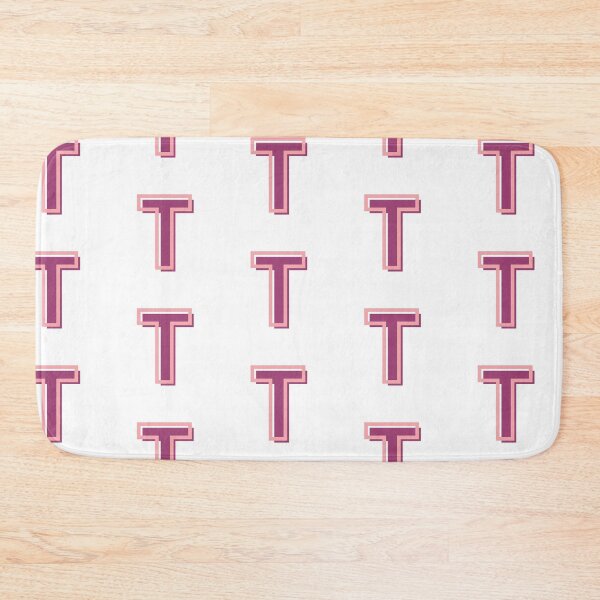 Item preview, pink and purple T letter designed and sold by charlyj___.