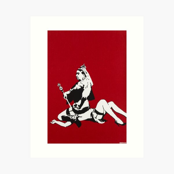 Item preview, Banksy Queen Victoria designed and sold by WE-ARE-BANKSY.