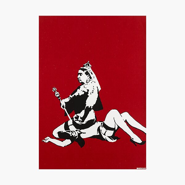 Item preview, Banksy Queen Victoria designed and sold by WE-ARE-BANKSY.