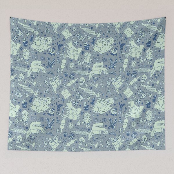 Item preview, Tattoo Pattern Icy Palette designed and sold by Jarrod Vandenberg.