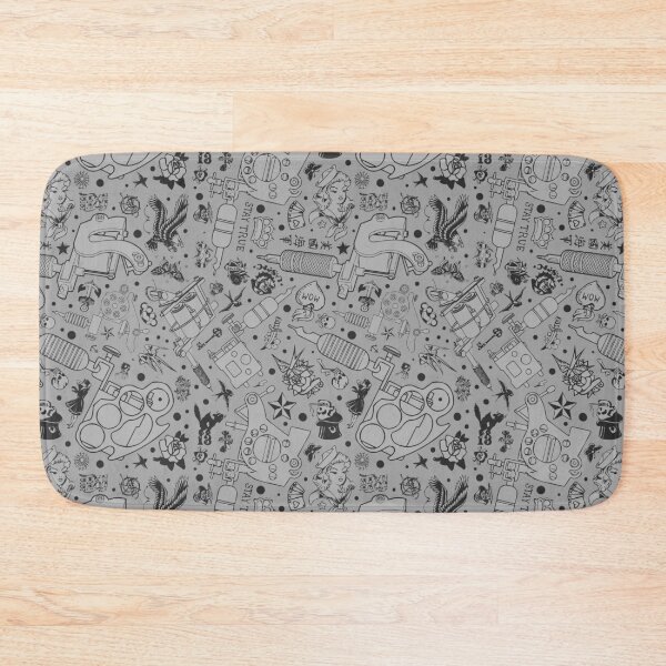 Item preview, Tattoo Pattern Classic Americana, Black and Grey designed and sold by Jarrod Vandenberg.