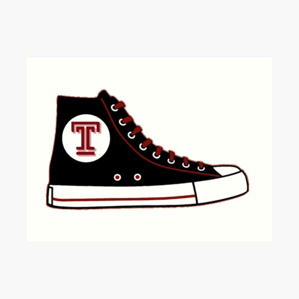 Temple University Converse Sneaker Art Print