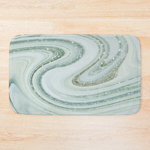 Item preview, Glitter Effect Sparkly Marbled Swirly Light Blue pattern designed and sold by WOW TeesAndThings.