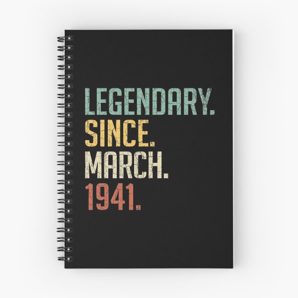 Item preview, Legendary Since March 1941 80th Birthday Gift 80 Years Old Vintage March 1941 designed and sold by Takatv.
