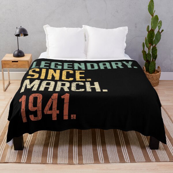 Item preview, Legendary Since March 1941 80th Birthday Gift 80 Years Old Vintage March 1941 designed and sold by Takatv.
