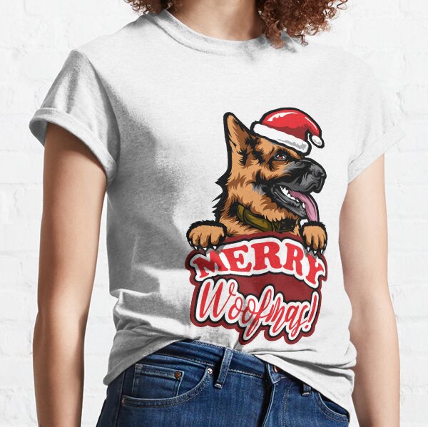 german shepherd christmas shirts