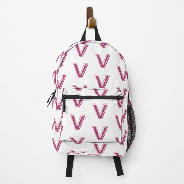 Item preview, pink and purple V letter designed and sold by charlyjovic.