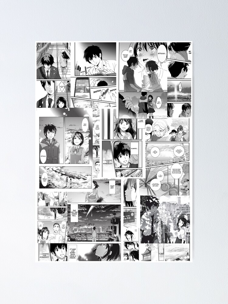 Buy Your Name Poster Tachibana Taki Miyamizu Mitsuha Japan Manga Anime  Decorative Painting Canvas Wall Art