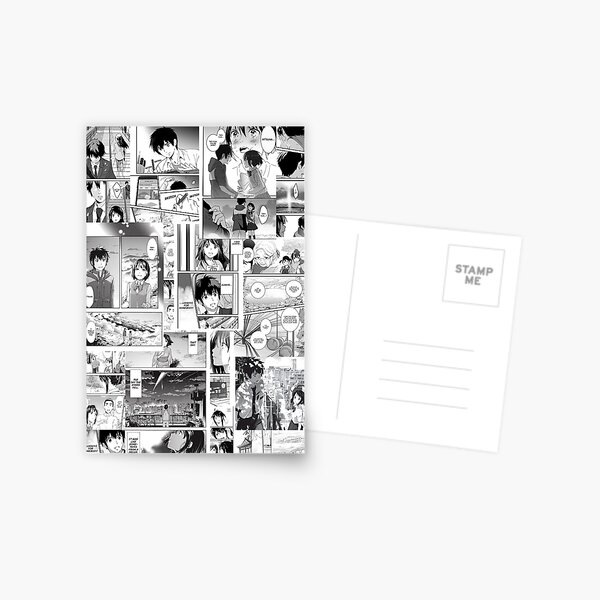 aesthetic wall decor  minimalist anime posters, b&w vintage collage, manga  panels, vines & more 