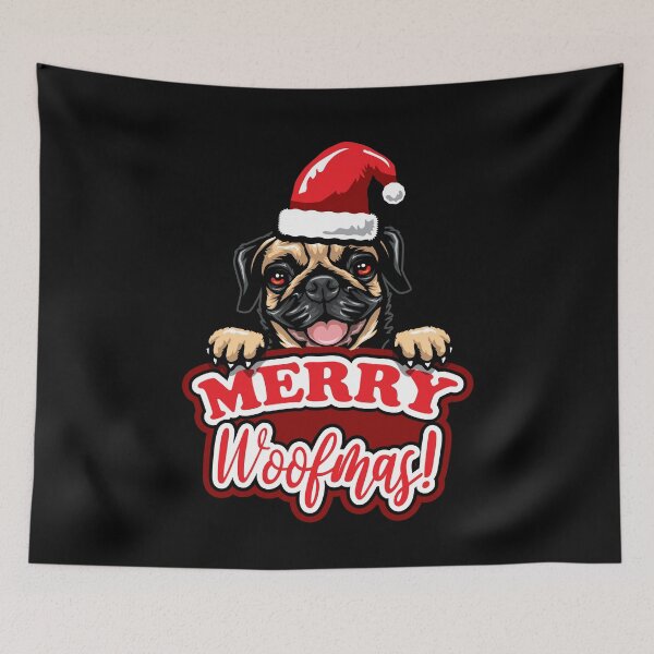 Item preview, Christmas Santa Pug designed and sold by IPRINT Clothing.