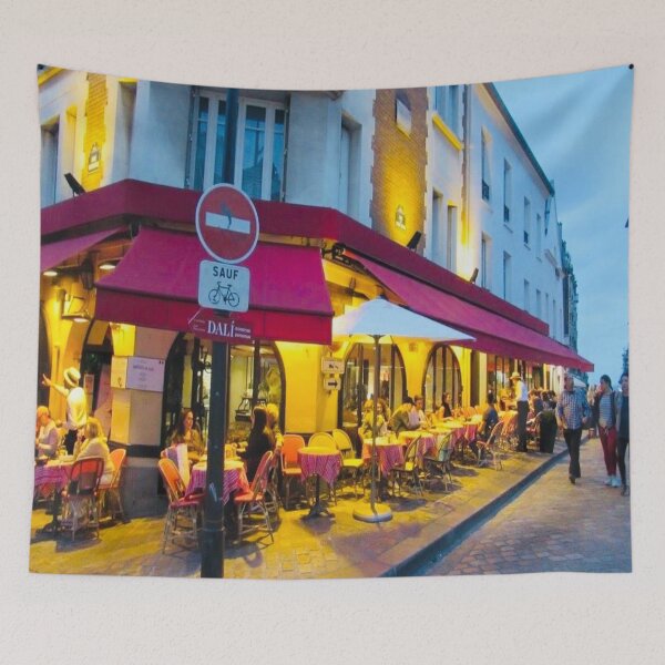 Item preview, Outside a Cafe in Montmartre designed and sold by WordenJin.