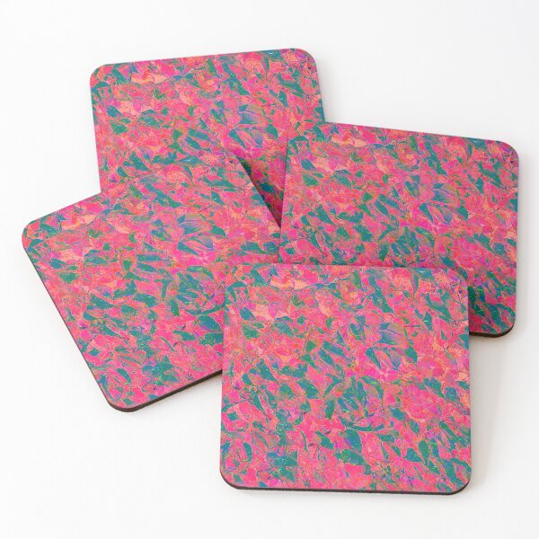 Item preview, Turquoise and red leaves and more leaves designed and sold by Markflow.