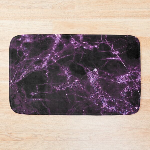 Item preview, Marble Dark Purple Black Galaxy, Glitter Effect, Sparkly Pattern designed and sold by WOW TeesAndThings.