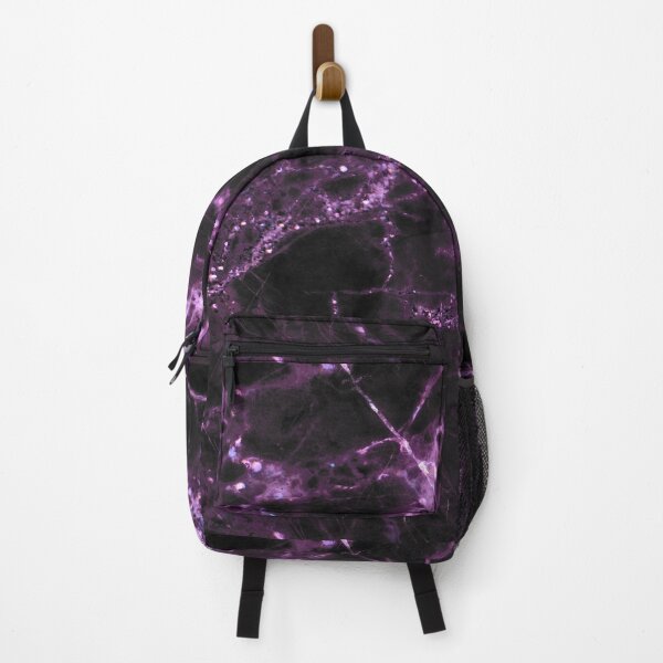Item preview, Marble Dark Purple Black Galaxy, Glitter Effect, Sparkly Pattern designed and sold by WOW TeesAndThings.