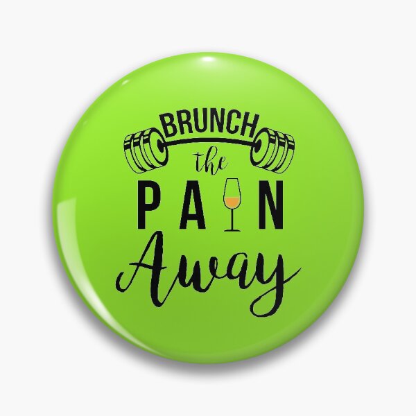 Item preview, Brunch Pain Away - Funny Fitness Gifts Ideas designed and sold by Sugar-Magnolia.