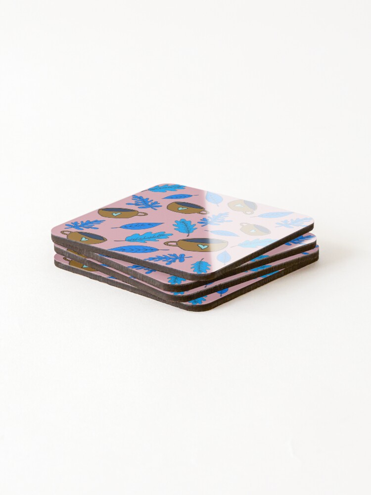 Thumbnail 4 of 5, Coasters (Set of 4), Fall Patterns designed and sold by Puffoo.
