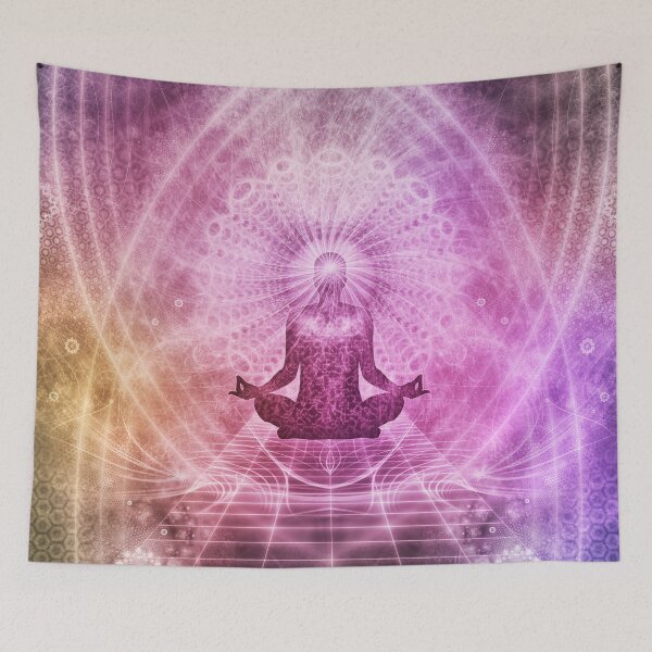 Artikelvorschau, Meditation Yoga Yogini Tapisserie Design entworfen und verkauft von anzus13carlett.