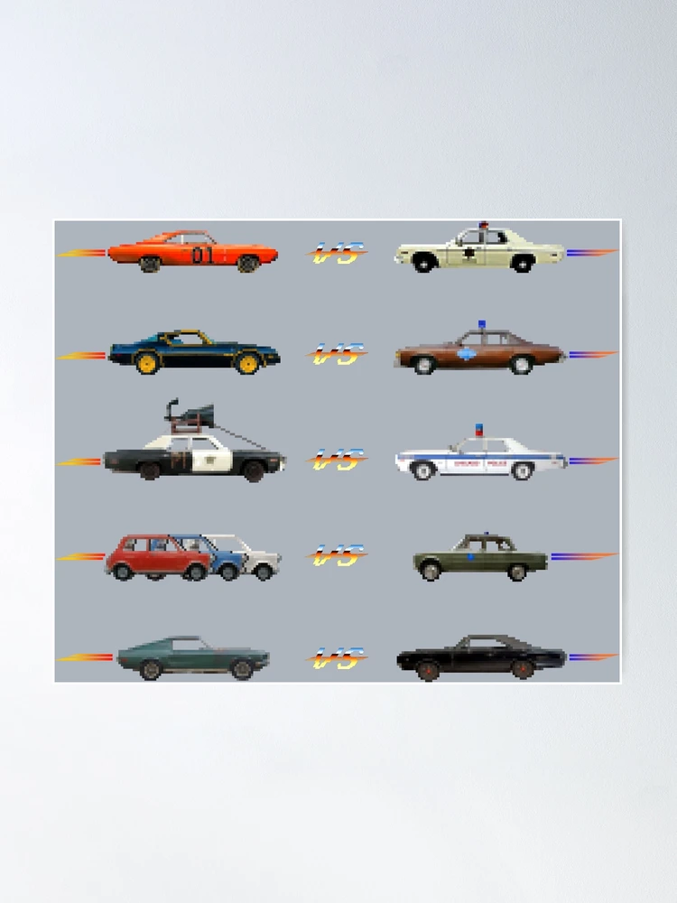 Póster for Sale con la obra «Coches Clásicos Versus» de THE FEZZLER