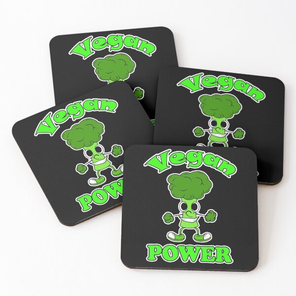 Item preview, Funny Broccoli Vegan Power Cartoon Illustration designed and sold by vineeth.