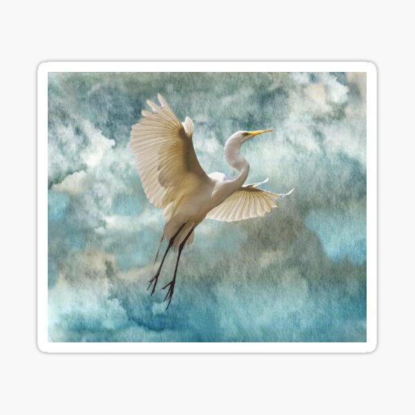 Item preview, Egret Take-off designed and sold by Barbny.