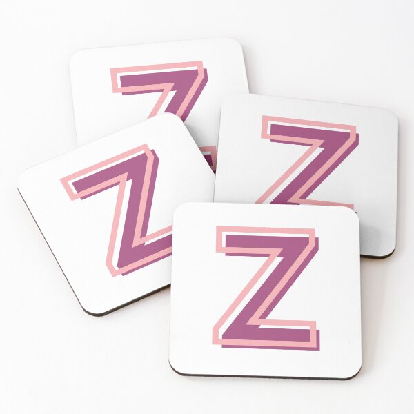 Item preview, pink and purple Z letter designed and sold by charlyjovic.