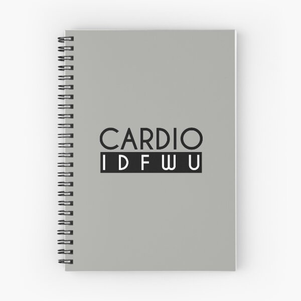 Item preview, Cardio IDFWU - Funny Sayings For Fitness Gift Ideas designed and sold by Sugar-Magnolia.