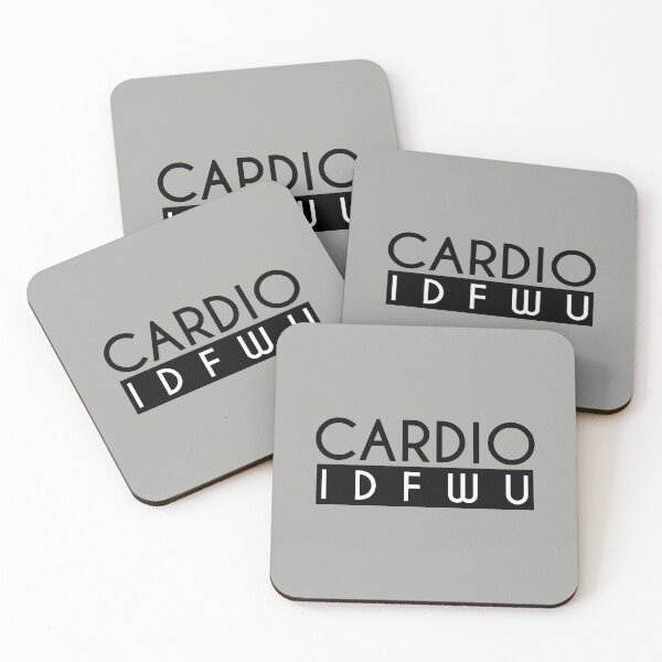 Item preview, Cardio IDFWU - Funny Sayings For Fitness Gift Ideas designed and sold by Sugar-Magnolia.