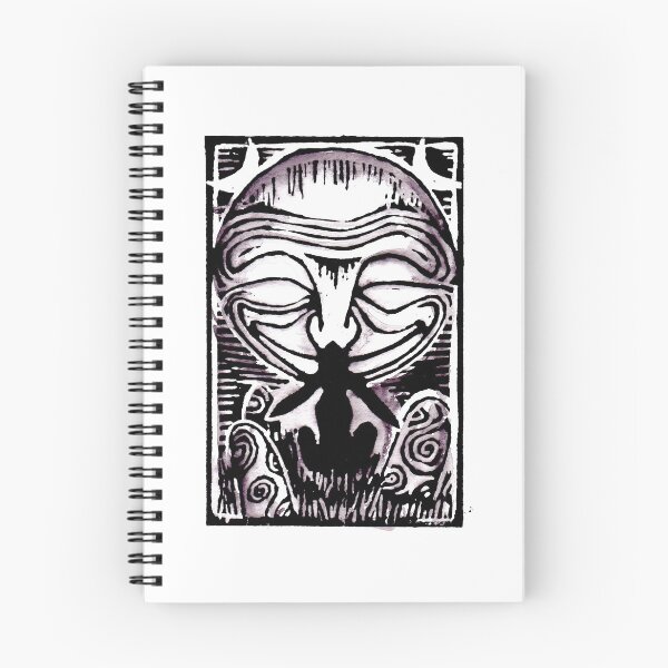 Item preview, Moongazing Hare Linocut designed and sold by GoodfellowArt.