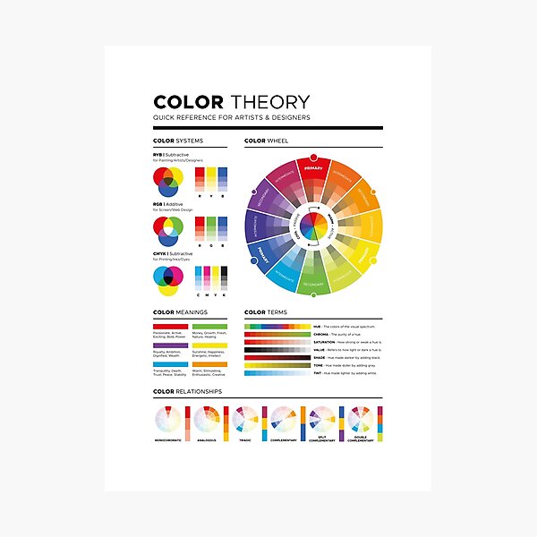 Item preview, Color Theory - US designed and sold by pennyandhorse.