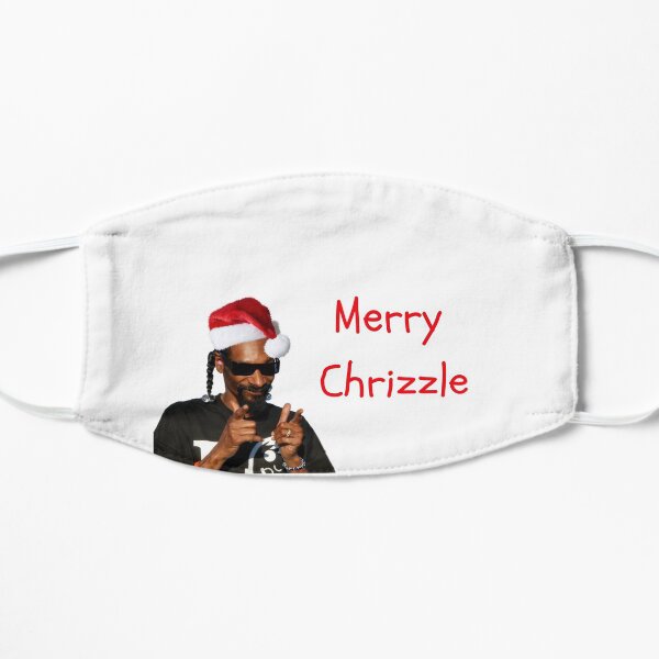 Snoopy Xmas Card, rapper greeting card Flat Mask