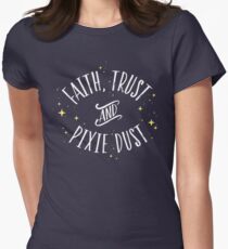 Faith Trust and Pixie Dust // Peter Pan Tshirt Women's Fitted T-Shirt