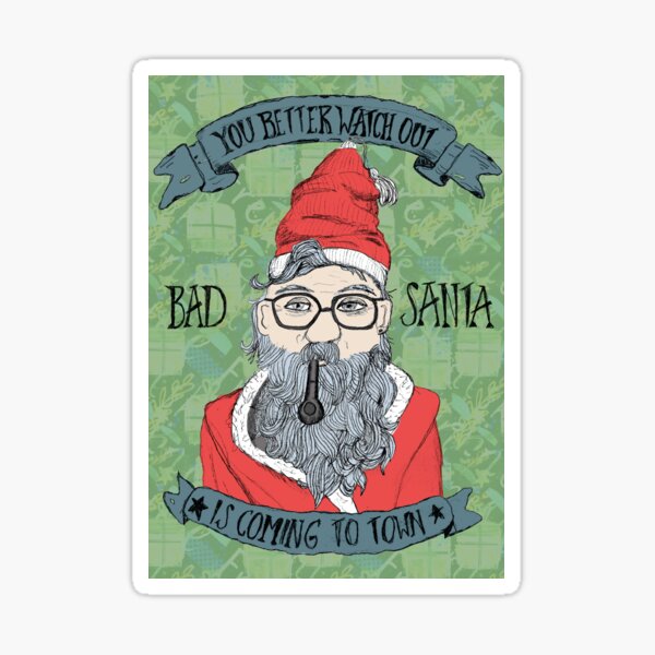 Bad Santa Sticker