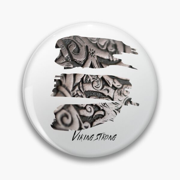 Item preview, "Viking Strong" Viking Wolf Symbol, Slashed Viking Art Design designed and sold by Orkneyology.