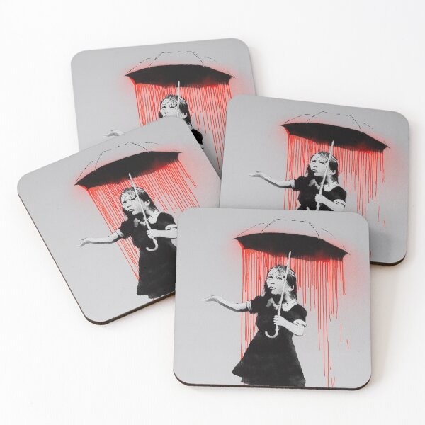 Item preview, BANKSY Nola Red - Spray Paint And Stencil Canvas 2008 designed and sold by WE-ARE-BANKSY.