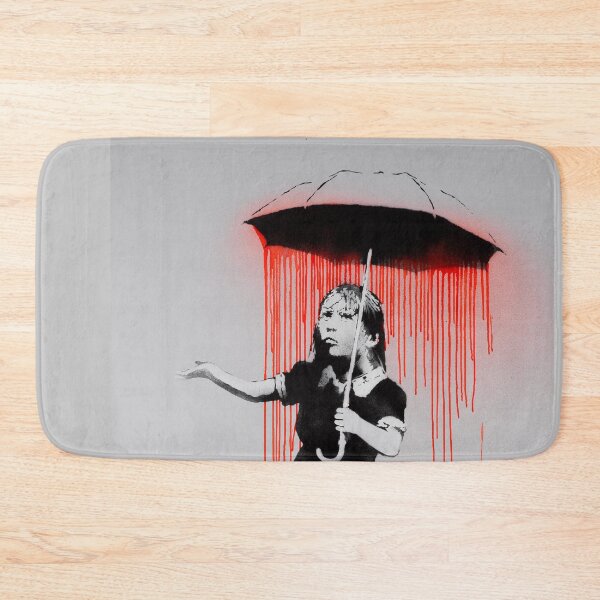 Item preview, BANKSY Nola Red - Spray Paint And Stencil Canvas 2008 designed and sold by WE-ARE-BANKSY.