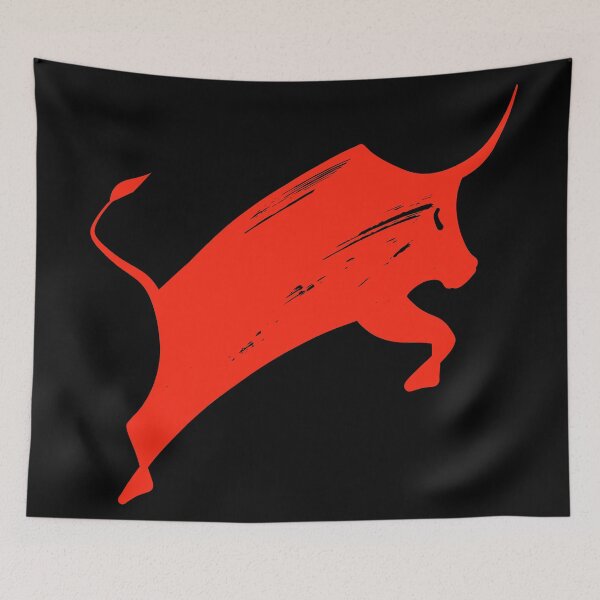 Item preview, bull silhouette. New year print with bull 2021. designed and sold by Zolotinka.