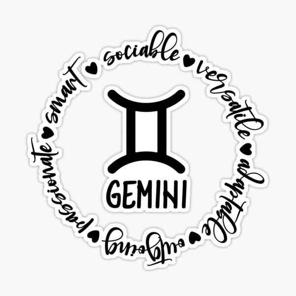 Gemini Zodiac Sign | Sticker