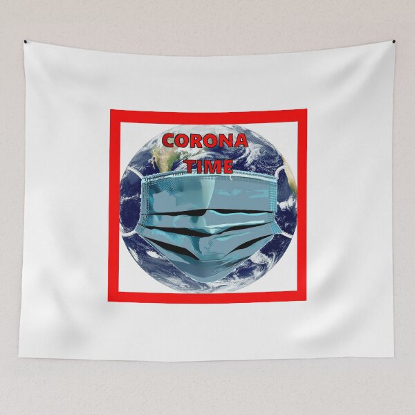 Item preview, Corona mask earth deisgn designed and sold by Knezo.