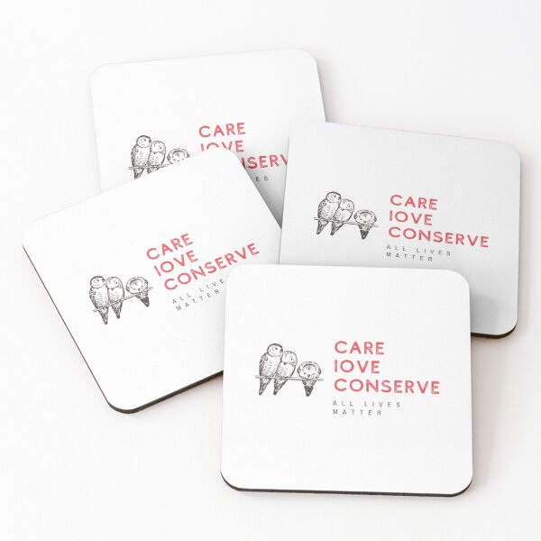 Item preview, Care, love, Conserve,simple design, animal and. Motivation quote  designed and sold by Lina369.
