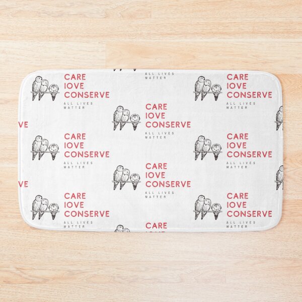 Item preview, Care, love, Conserve,simple design, animal and. Motivation quote  designed and sold by Lina369.